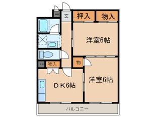 スバルハイツの物件間取画像